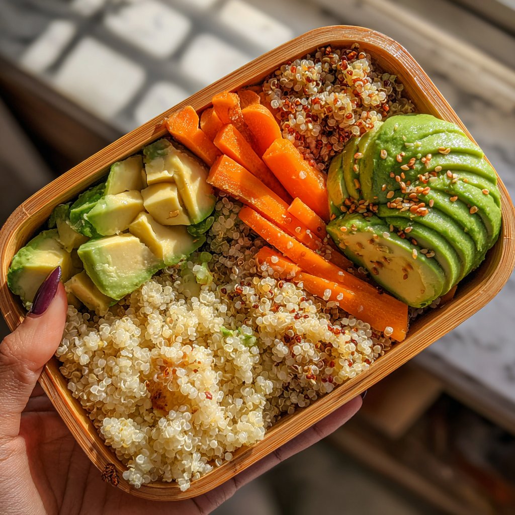 Healthy Lunch Veggie Bento Box
