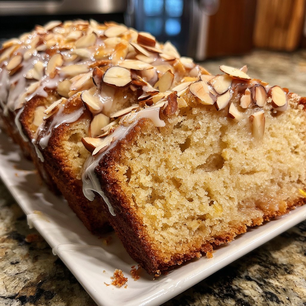 Vanilla Almond Yogurt Cake