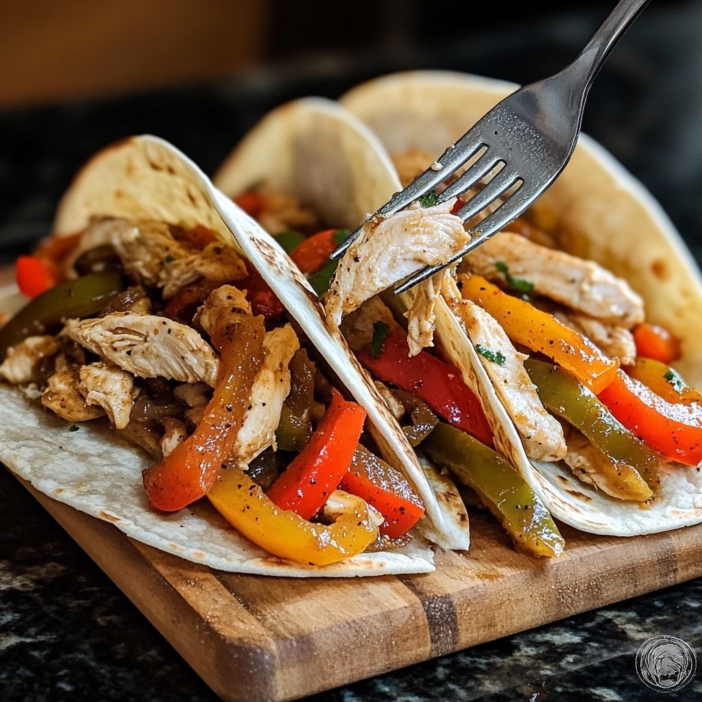 Cozy Crockpot Chicken Fajitas