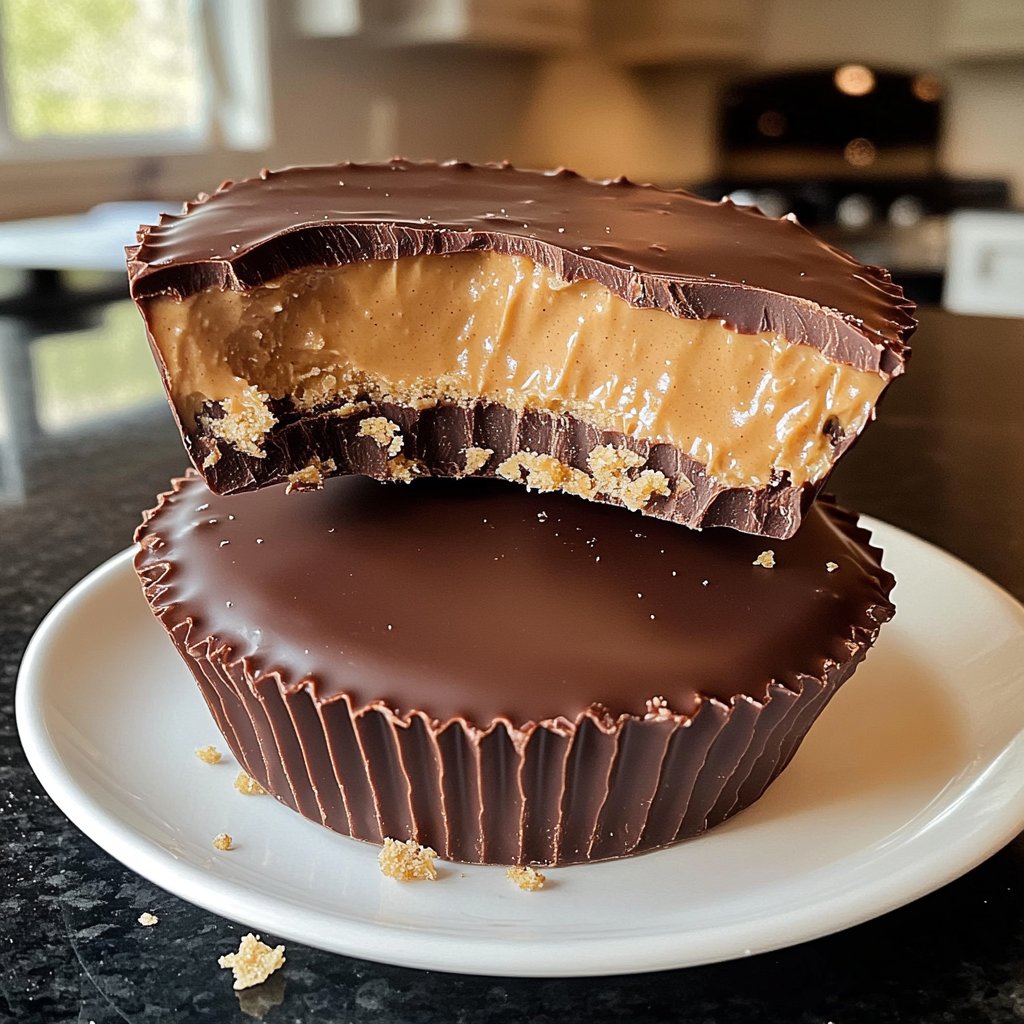 Homemade Reese’s Cups with Chocolate