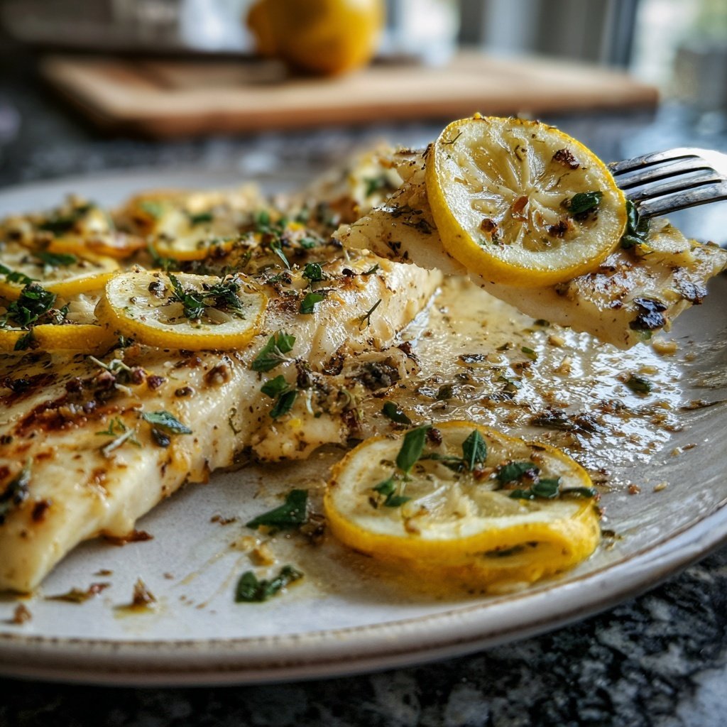 Healthy & Light Lemon Grilled Fish Plate
