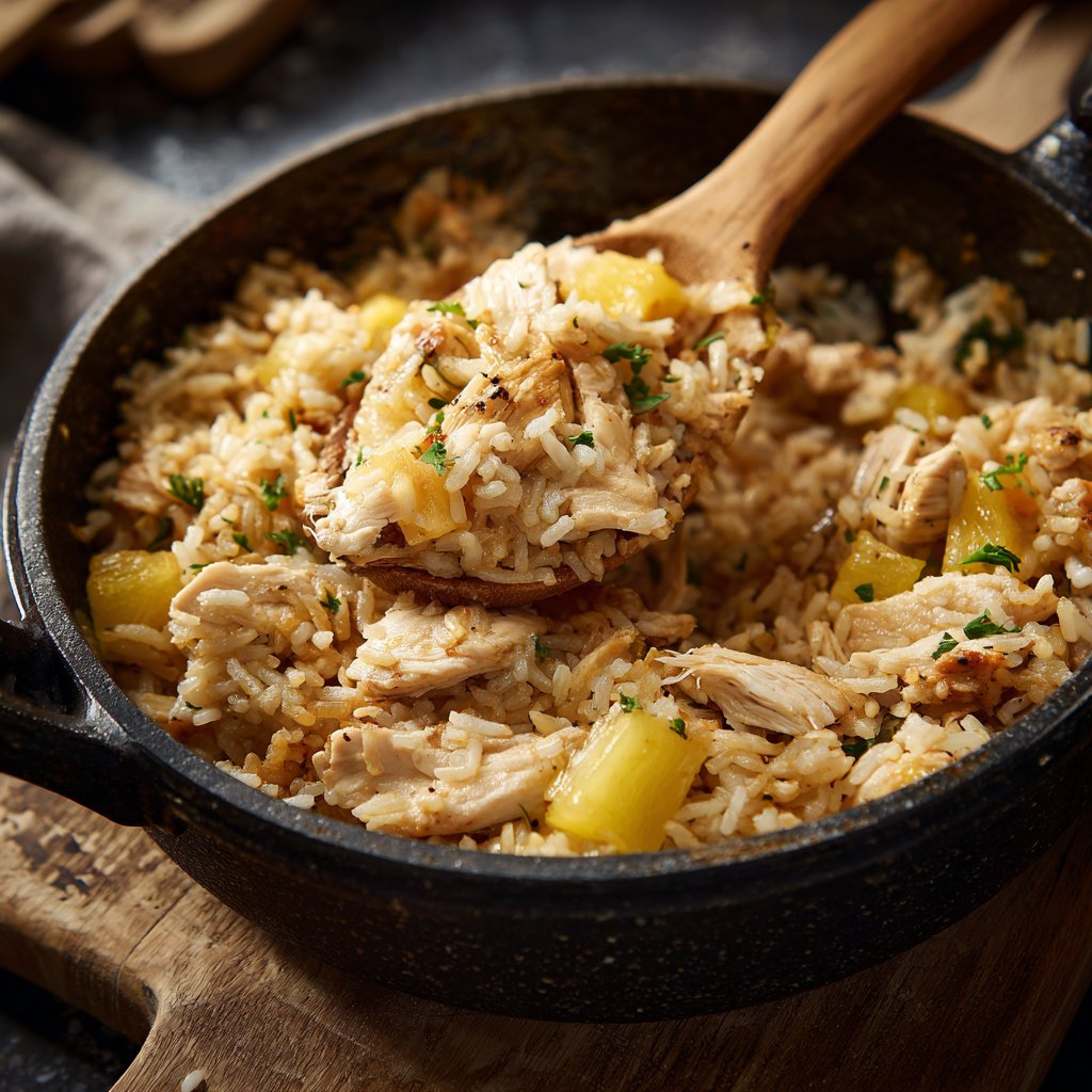 Pineapple Chicken And Rice One Pot