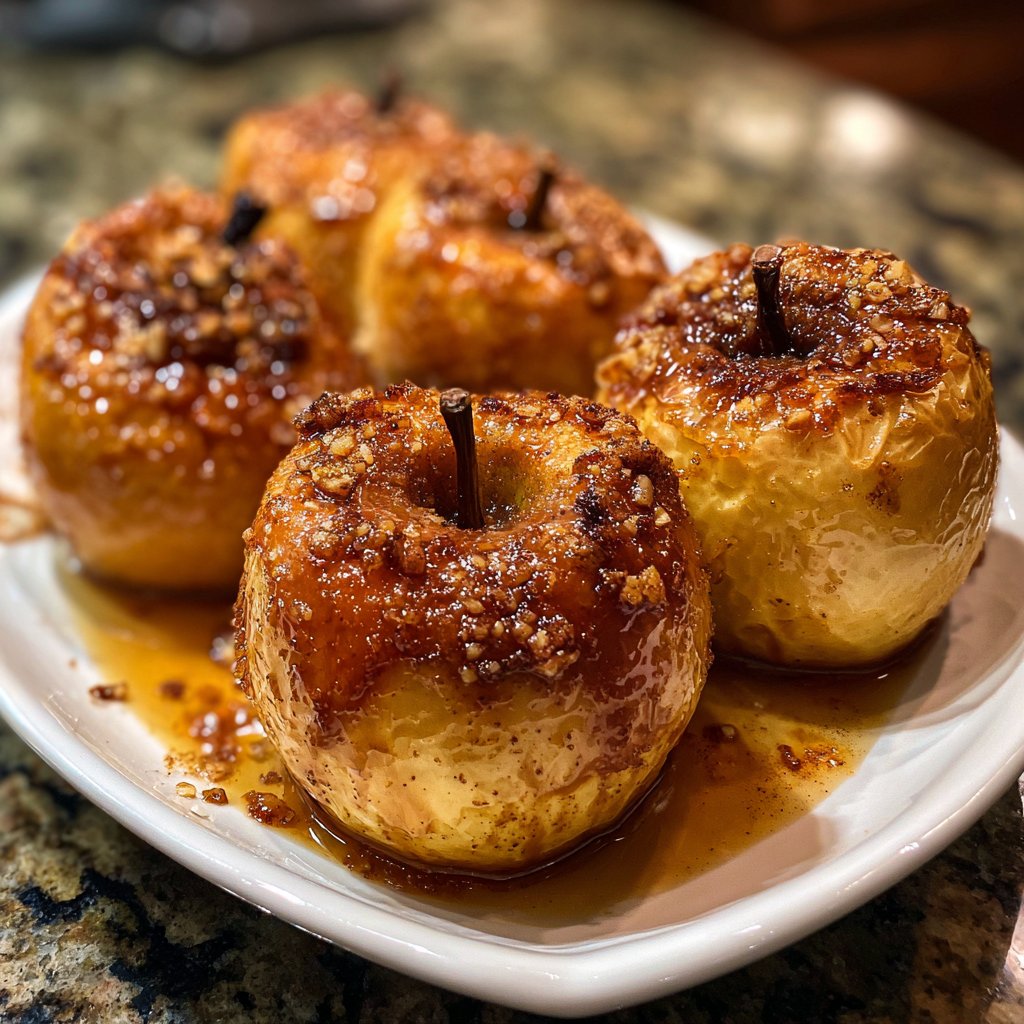 Honey Cinnamon Baked Apples