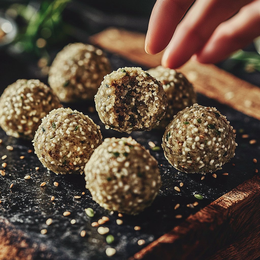 Protein Balls with Hemp Seeds