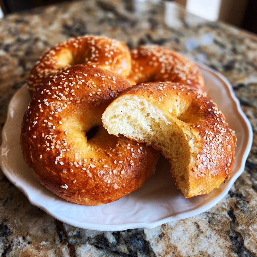 Boiled And Baked Protein Bagels