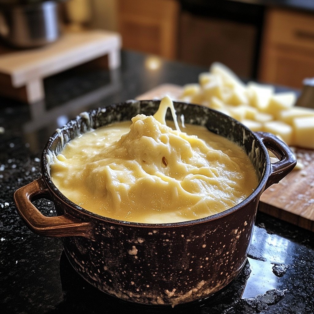 Fondue with Gruyere and Emmental