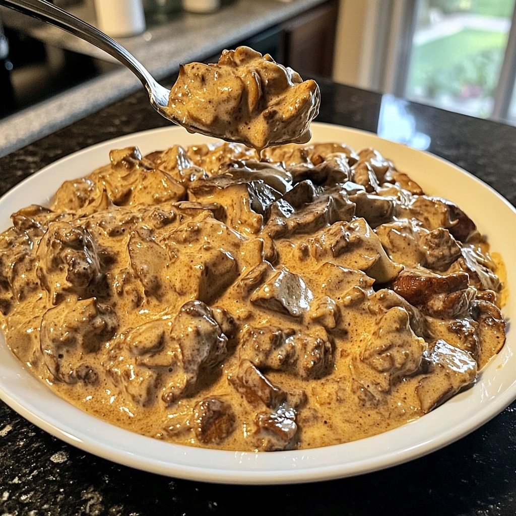 Ground Beef Stroganoff