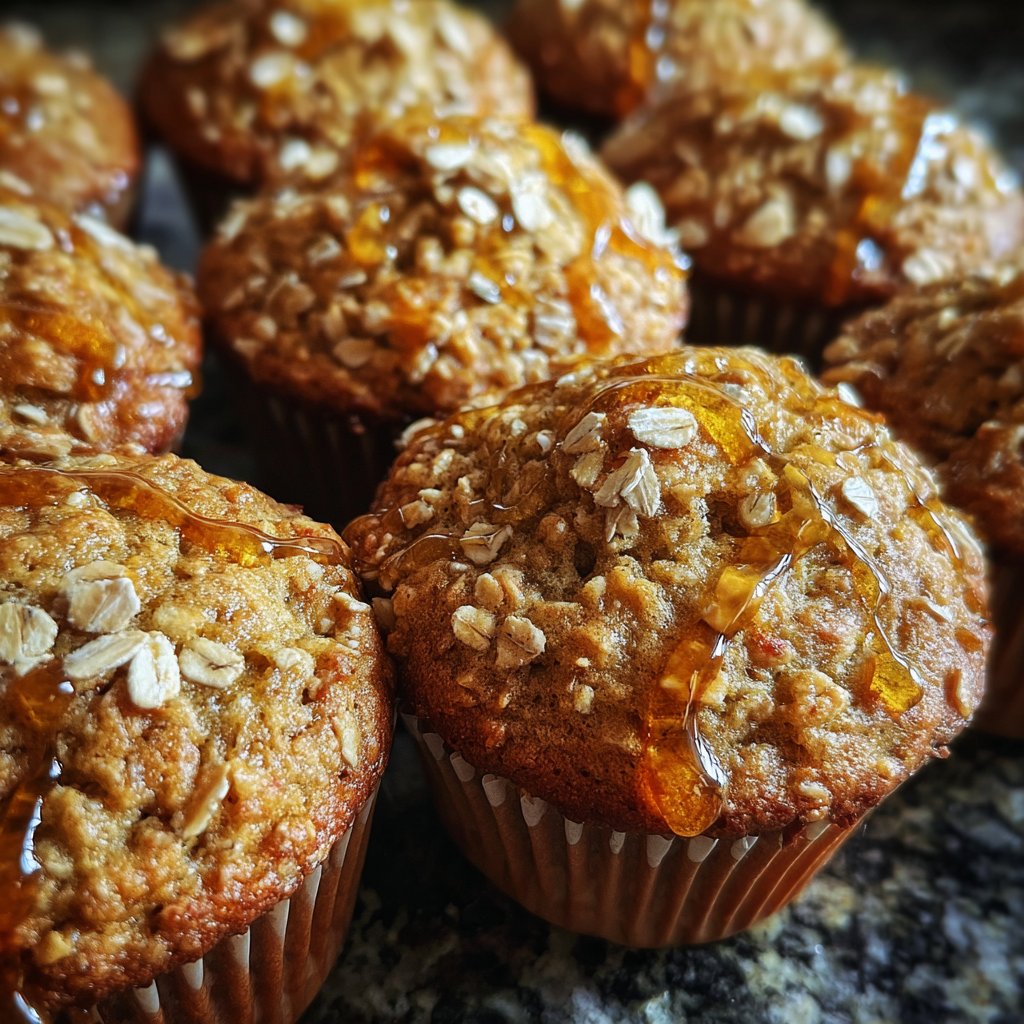 Healthy Oatmeal Muffins With Honey