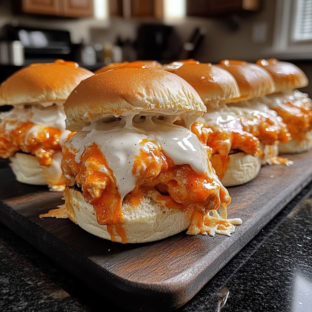 Buffalo Chicken Sliders