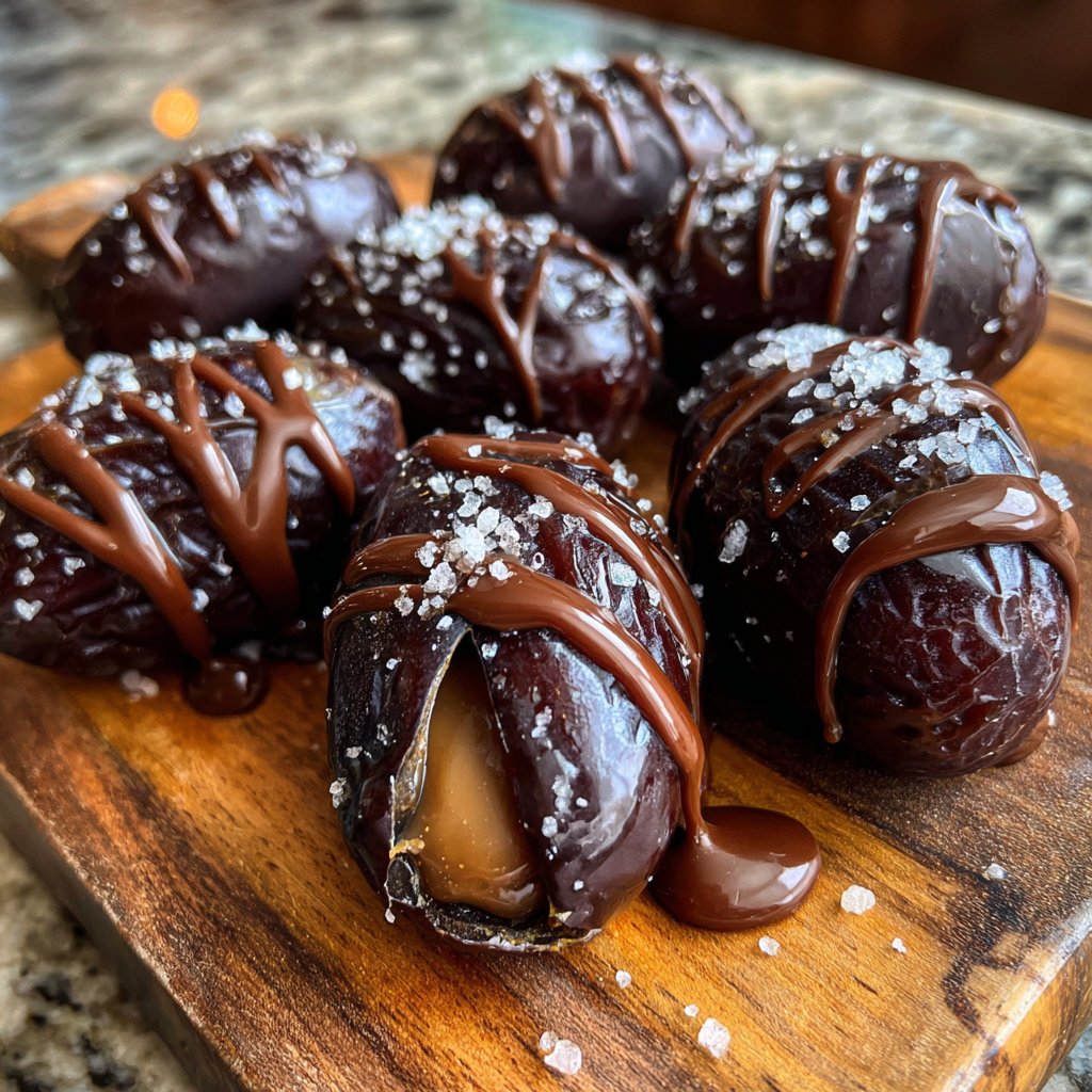 Valentines Snacks Chocolate Stuffed Dates