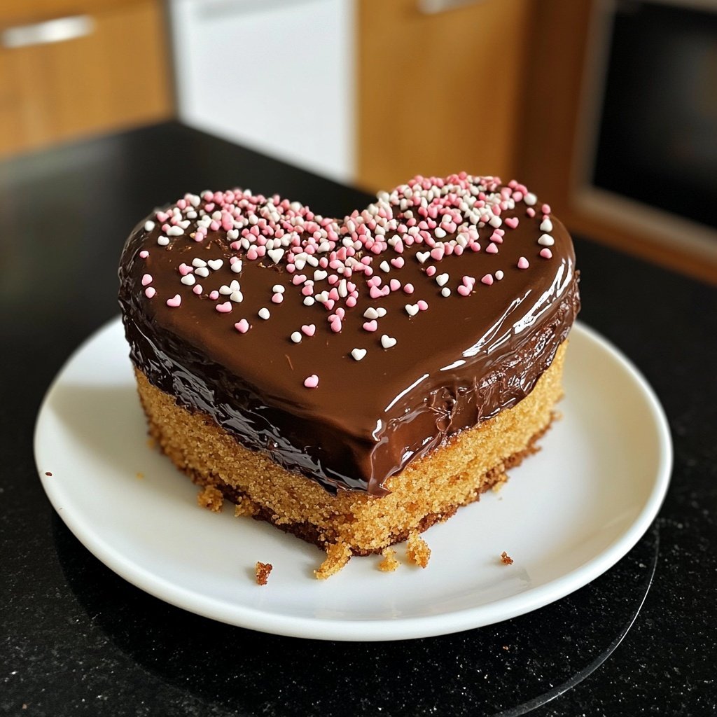 Mini Heart Cake with Chocolate Sponge