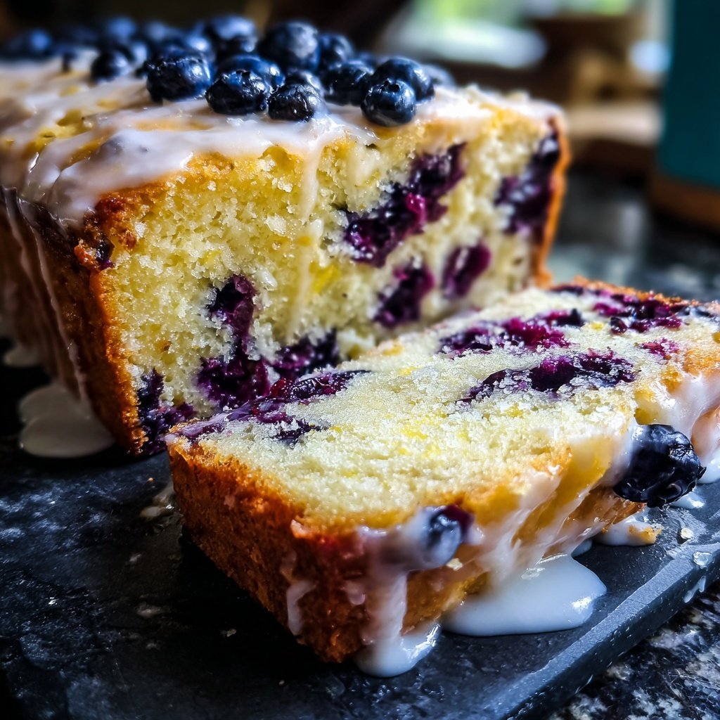 Baking & Desserts Lemon Blueberry Loaf Cake