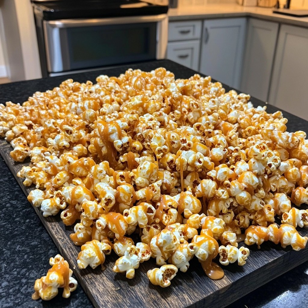 Quick Caramel Corn