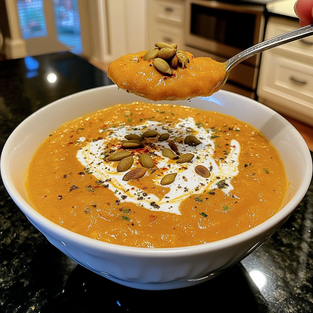 Spicy Pumpkin Squash Soup